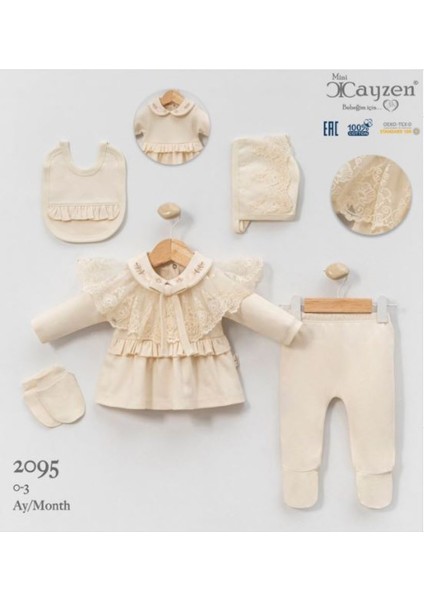 Kız Bebek Yeni Doğan 0-3 Ay Mobil Dantelli Yakalı 5li Hastane Çıkışı Zıbın Seti fiyatları