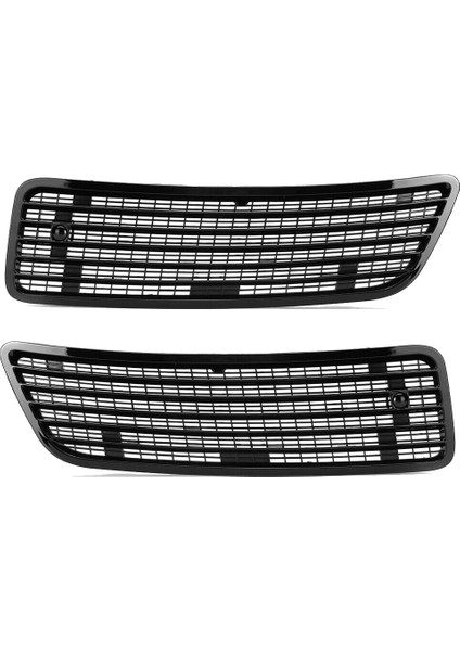 1paır Araç Kounu Üst Henç Grılle Trim Kapak Mercedes Için Parlak Siyah Benz W221 W251 2007-2013 A221800205 A2218800305 (Yurt Dışından) modelleri