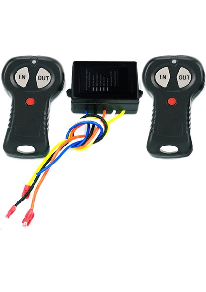 12V/24V Kablosuz Elektrikli Vinç Uzaktan Kumanda Anahtarı Kiti Jeep Atv Ahiz Anahtarı Denetleyicisi Vinç Uzak Alıcı (Yurt Dışından)