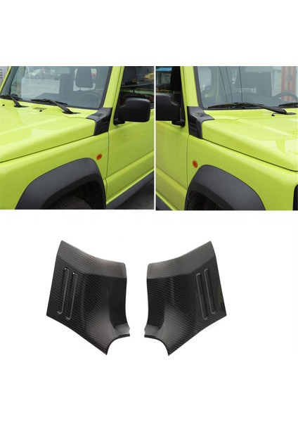 1paır Ön Motor Açısı Kapak Kaput Köşe Sarma Kapak Suzuki Jimny JB64 JB74 2019-2020 Dış Dekoratio (Yurt Dışından) fiyatları