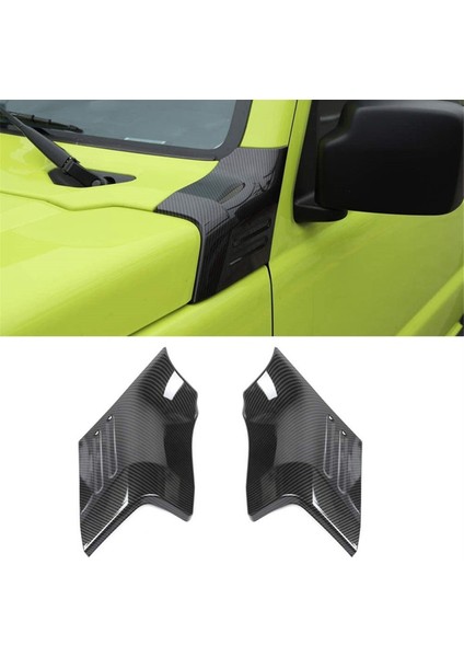 1paır Ön Motor Açısı Kapak Kaput Köşe Sarma Kapak Suzuki Jimny JB64 JB74 2019-2020 Dış Dekoratio (Yurt Dışından) fırsatları