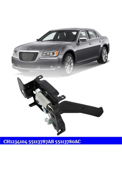 Araba Hood Mandal Kilidi CH1234104 Chrysler Için 55113787AB 300 Dodge Charger 2011 -2020 Hood Lock Actuator 55113780AC (Yurt Dışından) indirimleri