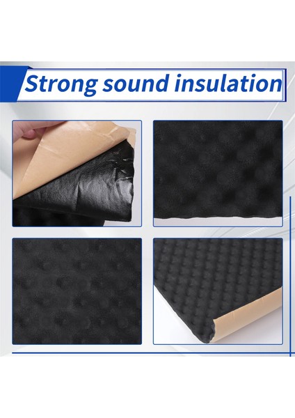 Araba Sesi Deading Mat 50X200CM Motor Köpük Pamuk Sticker Gürültü Nemlendirici Yalıtım 15MM Kalın (Yurt Dışından) indirimleri