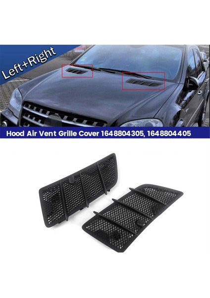 1paır Hout Hava Havalandırma Grille Kapak Mercedes-Benz ml Gl-Sınıfı W164 2007-2012 ML320 350 ML63GG GL350 Radyatör Havalandırma Grid (Yurt Dışından) fiyatları