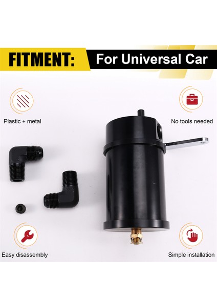 Yağ Yakalama Kutusu Hava Filtresi Havalandırma Düz Başlı Atık Yağ Geri Kazanımı Otomobil Parçaları Olabilir (Yurt Dışından) indirimleri