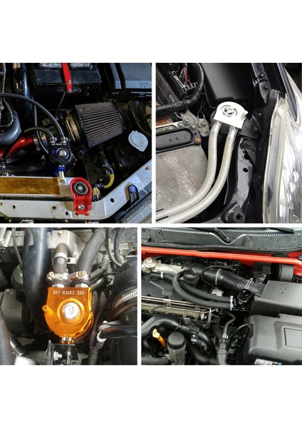 Chevy Silverado Için Air Fiter Yağ Ayırıcısı Araba Havazus Yağ Pot Kiti 19-20 Gmc Sierra 19-20 Gümüş (Yurt Dışından) modelleri