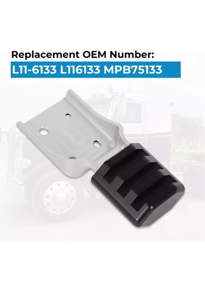 Peterbilt Araba Üst Kaput Kılavuzu Braketi 388 389 2008-2023 MPB75133 L11-6133 (Yurt Dışından) fırsatları