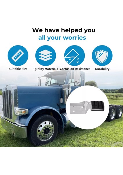 Peterbilt Araba Üst Kaput Kılavuzu Braketi 388 389 2008-2023 MPB75133 L11-6133 (Yurt Dışından) indirimleri