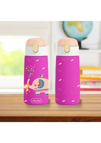 - Sipsquad Çocuk Su Termosu | 480 ml - Jolly Elephant (4 Adet) modelleri