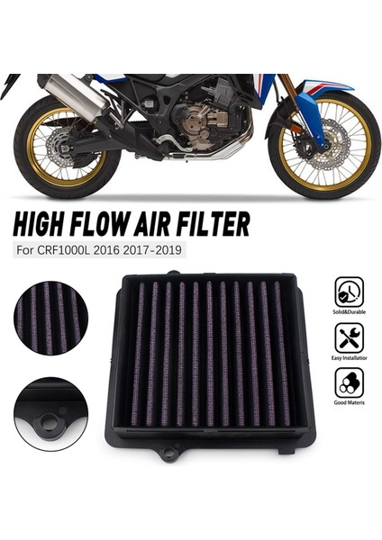 Honda CRF1000L Afrika Ikiz 2016-2019 Motosiklet Aksesuarları Için Motosiklet Hava Filtresi (Yurt Dışından) fiyatları