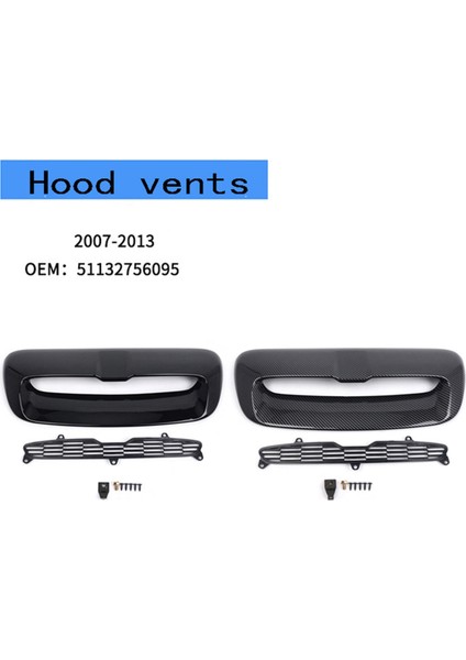 Bmw Mini Cooper Için Siyah Stil S R55 R56 R57 R58 2007-2013 Kaput Hava Emme Havalandırma Kepçesi (Yurt Dışından) indirimleri