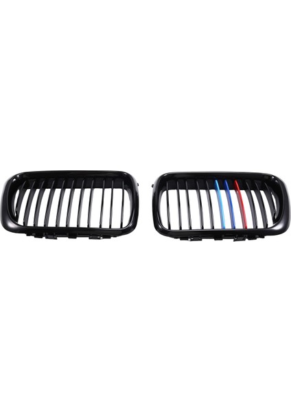 Araba Parlak Siyah Ön Başlıklı Böbrek Izgara Mesh Sport Racing Izgaraları Bmw For-Bmw E36 M3 3 Serisi 1997-1999 M-Color (Yurt Dışından) indirimleri