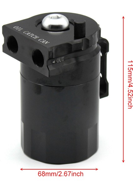 Chevy Silverado Air Fiter Yağ Ayırıcısı ile Araba Havalandırıcı Yağ Pot Kiti 19-20 Gmc Sierra 19-20 Kırmızı (Yurt Dışından) fırsatları