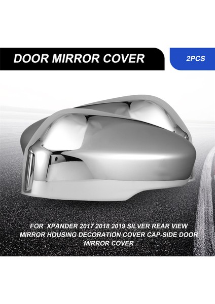 Mitsubishi Xpander 2017 2018 2018 2019 Gümüş Arka Görünüm Aynası Konut Dekorasyon Kapağı Kapak Tarafı Kapı Ayna Kapağı (Yurt Dışından) fırsatları