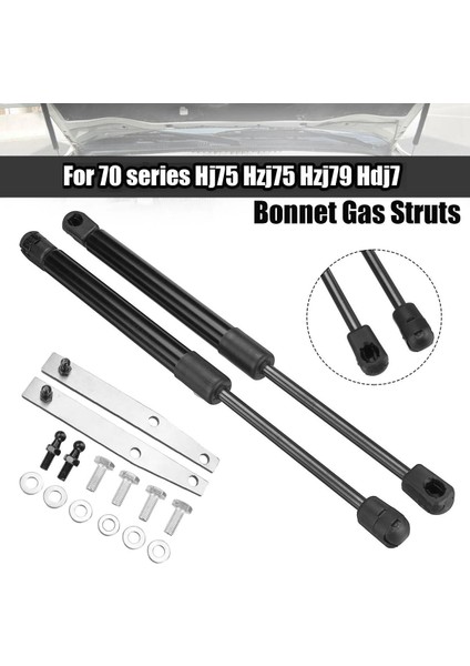 2x Bonnet Strut Çubuklar Landcruiser FJ75 BJ73 HJ75 HZJ75 HZJ79 HDJ79 HZJ78 HDJ78 VDJ79 VDJ78 VDJ78 70 Serisi (Yurt Dışından) fiyatları
