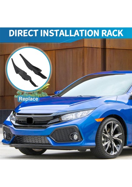 Honda Civic 2017-2020 74270-TEA-T00 74220-TEA-T00 Için 1paır Side Fender Trim Menteşe Koruyucular Kaput Çamurluk Kapağı (Yurt Dışından) indirimleri