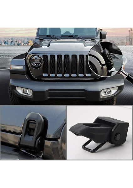 Jeep Wrangler Jk Jl 2007-2019 Kaput Kilitli Araba Kilit (Yurt Dışından) fiyatları