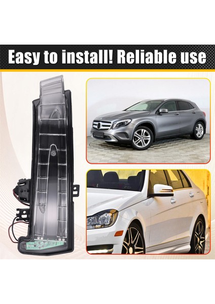 Benz W221 Için W212 W204 W176 W246 X156 C204 C117 X117 Lhd Araba Arka Görünüm Ayna Göstergeleri Lamba Dönüş Sinyali Yanıp Söner (Yurt Dışından) indirimleri