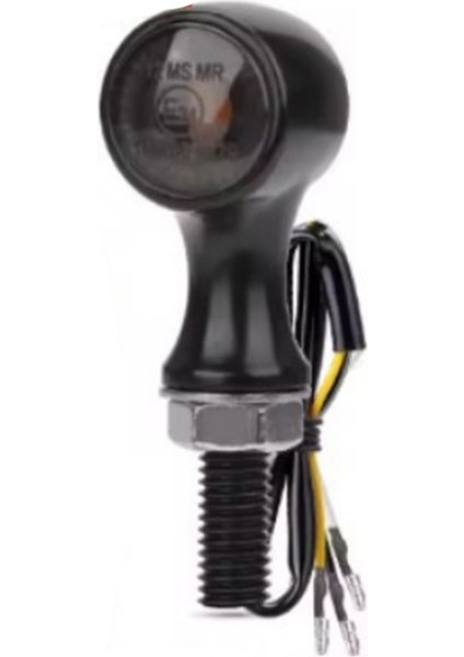 2pcs Motosiklet 12V Turn Sinyal Işığı 3pin Göstergesi Işık Arka Lamba Lambası Fren Lambası Daul Renk Sarı Beyaz Işık (Yurt Dışından) fırsatları