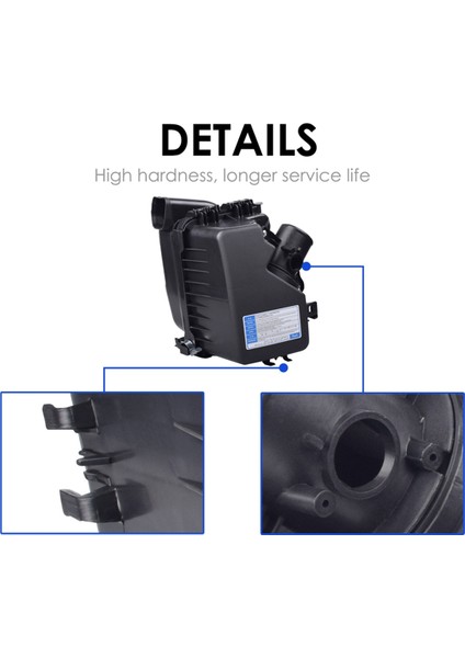 17700-22221 Araba Hava Filtresi Kapak Toyota Corolla 09-18 17700-0T043 Için Hava Alım Filtresi Muhafazası (Yurt Dışından) modelleri