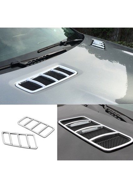 Mercedes-Benz ml W166 Gl X166 Gle Gls Için Krom Kaput Hava Havalandırma Kapağı Trim (Yurt Dışından) modelleri