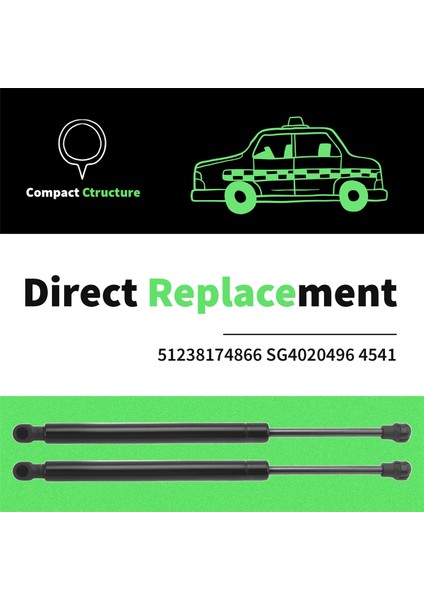 2pcs Bmw E39 5 Serisi 1996-2003 51238174866 4541 SG4020496 (Yurt Dışından) indirimleri