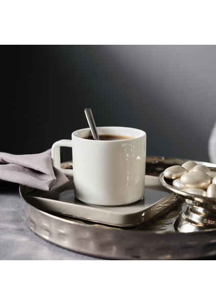 Quadro White 27 Parça Kahvaltı Seti 6 Kişilik Porselen Dikdörtgen Tasarım fiyatları