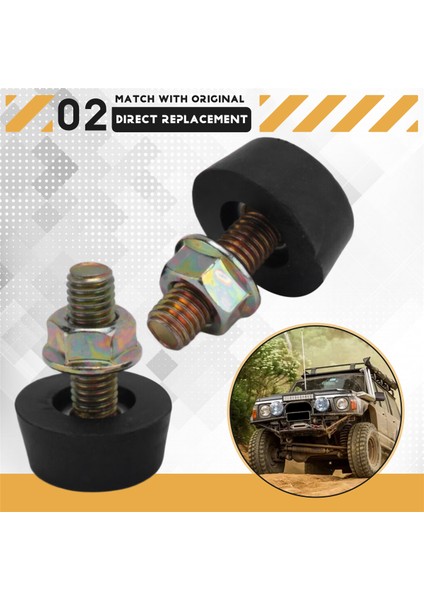 1 Çift Motor Bonnet Bonnet Düzenleyici Bump Nissan Patrol Gq Uyum Ford Maverick BSANS1GP-1 62840-H8500 Kaput Pıns (Yurt Dışından) indirimleri