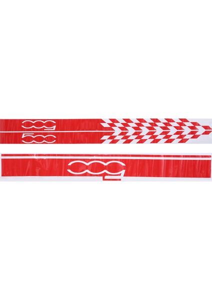 1 Set Araba Kaputu Kaput Çıkartmaları Vücut Kapı Yan Etek Çizgileri Fiat Için Çıkartma 500 Otomatik Dekorasyon Vinil Film Kırmızı (Yurt Dışından) fiyatları