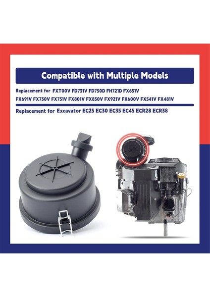 11011-7058 Hava Filtresi Muhafaza Kapağı Kawasaki FD731V FD750D FXT00V FX651V Küçük Motor (Yurt Dışından) modelleri