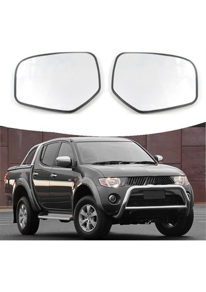 1 Çift Araba Isıtmalı Cam Dikiz Aynası Yan Kanat Ters Lens Mitsubishi Triton L200 2006-2015 Otomatik Parçalar (Yurt Dışından) modelleri