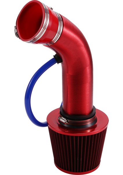 76MM/3 Inçlik Araba Hava Filtresi Giriş Borusu Sistemi Türbini Indüksiyon Kiti Alüminyum Evrensel Kamyon Aksesuarları Kırmızı (Yurt Dışından) modelleri