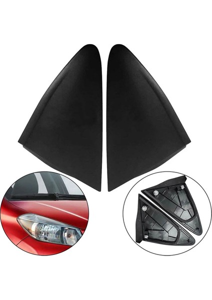 Toyota Yaris 2012-2014 Araba Sol Sağ Dikiz Ayna Üçgen Kapak Trim Ayna Köşe Kapak 60118/60117-0D111 (Yurt Dışından) modelleri