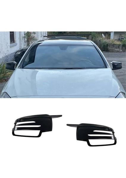 Mercedes Benz A B C E S Cla Gla Sınıf W176 W246 W212 W204 Yan Ayna Kapağı Dik Görünüm Ayna Trim Aksesuarları (Yurt Dışından) modelleri
