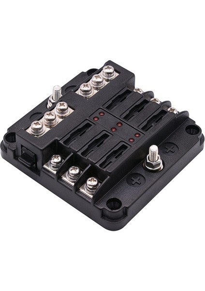 2set 6 Yollu LED Göstergeli Su Geçirmez Sigorta Bloğu 12 Devreler Dc 12/24V Araba Teknesi Için Negatif Deniz Sigortası Kutusu Rv Kamyonu (Yurt Dışından) fiyatları