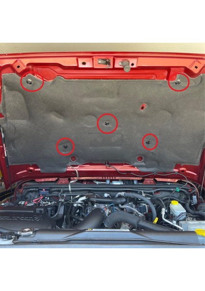 50PCS Hood Yalıtım Tutucu Klipsleri Jeep Grand Cherokee Chrysler Dodge Ram Için Bağlantı Elemanı Kaldırma ile 4878883AA&#39;YI Değiştirin (Yurt Dışından) fırsatları