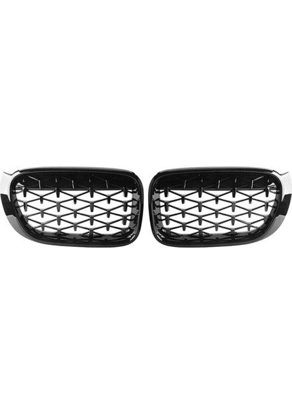 Araba Ön Böbrek Izgarası Ön Kaput Izgara Örgü Izgara 51117338571 51117338572 Bmw X3 F25 X4 F26 2014-2017, A (Yurt Dışından)