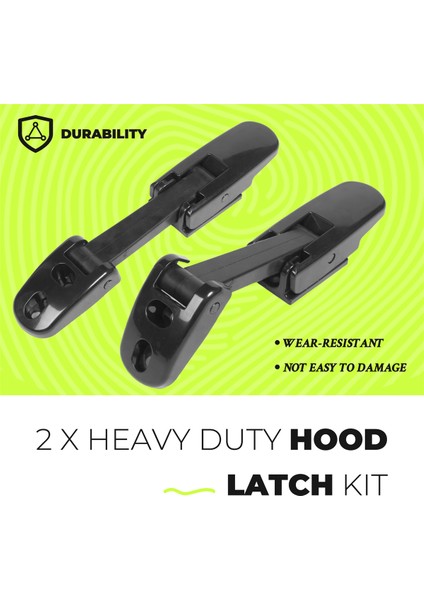 2set Ağır Hizmet Hood Mandal Montajı 25169065 371529132 Peterbilt Için 325 335 337 340 348 384 386 (Yurt Dışından) indirimleri