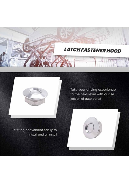 Uzun Push Düğmesi Hızlı Bırakma Kaput Pimleri Bonnet Kilit Kelesi Mandalı Tampon Kiti (Yurt Dışından) fiyatları