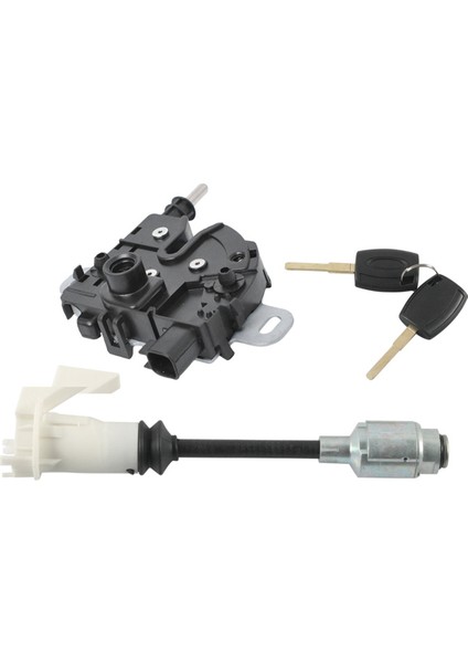 Kaput Serbest Bırak Kilidi + Kaput Kilidi Hood Lock Onarım Kiti 3M5116700BC 1343577 4M5AA16B970BA Ford Focus Için (Yurt Dışından)