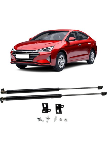 2pcs Araba Gaz Şok Kaput Strut Damper Ön Motor Destek Destek Çubuk Damper Hyundai Elantra Ad Avante 2015-2019 (Yurt Dışından) modelleri
