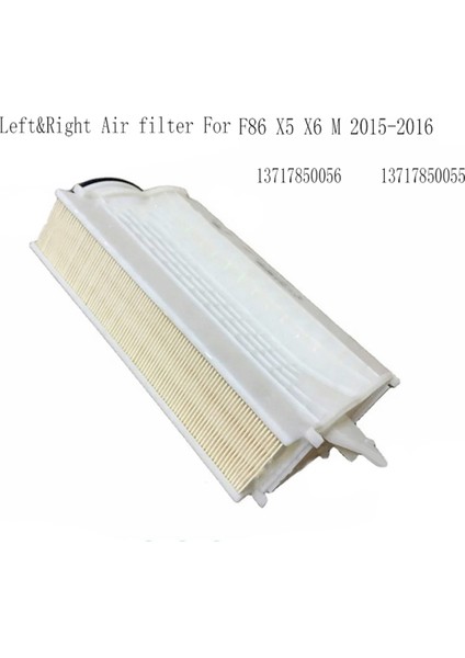 13717850056 Bmw F86 X5 X6 M 2015-2016 13717850055 Için Araba Sol ve Sağ Hava Filtresi (Yurt Dışından) fırsatları