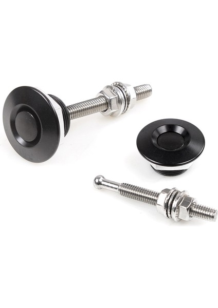 2pcs Araba Hood Bonnet Kilidi 30MM Universal Hood Kilit Anti Hırsızlık Anti Motor Kilidi 53MM Iplik Çubuğu (Yurt Dışından)