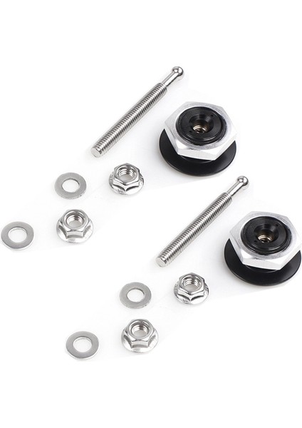 2pcs Araba Hood Bonnet Kilidi 30MM Universal Hood Kilit Anti Hırsızlık Anti Motor Kilidi 53MM Iplik Çubuğu (Yurt Dışından) fiyatları