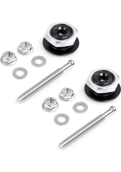 2pcs Araba Hood Bonnet Kilidi 30MM Universal Hood Kilit Anti Hırsızlık Anti Motor Kilidi 53MM Iplik Çubuğu (Yurt Dışından) fırsatları