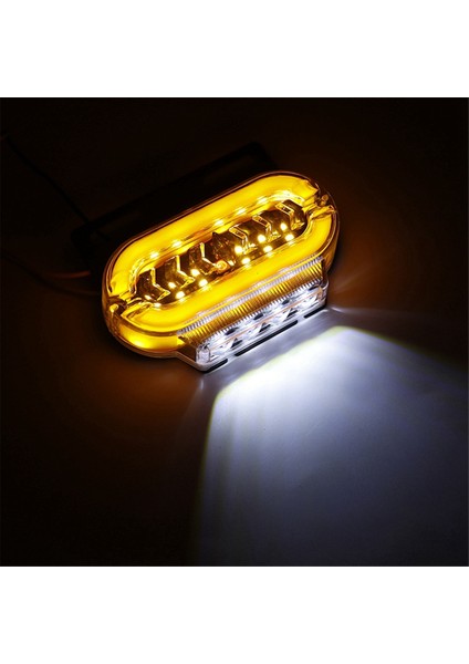 4pcs 24V LED Yan Işaretçi Işıkları Sinyal Gösterge Lambası Uyarı Kuyruk Işığı 3 Mod Sinyal Kamyon Römork Kemer (Yurt Dışından) modelleri