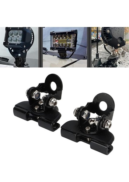 Evrensel LED Işık Çubuğu Montaj Braketleri, Ayarlanabilir Kaput Sütun Montajları, LED Iş Işık Montaj Braket Kelepçe Tutucu 2 Pcs (Yurt Dışından) modelleri