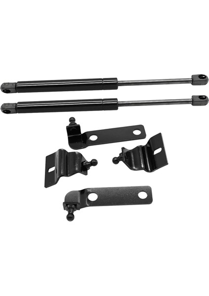 Ön Motor Kapağı Kaput Kaput Şok Asansör Çubukları Destek Çubuk Arm Gaz Hidrolik Toyota Hilux Vigo Sr5 05-12 Siyah (Yurt Dışından)