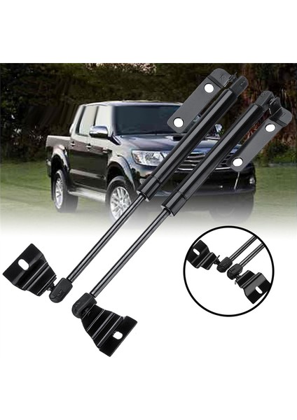 Ön Motor Kapağı Kaput Kaput Şok Asansör Çubukları Destek Çubuk Arm Gaz Hidrolik Toyota Hilux Vigo Sr5 05-12 Siyah (Yurt Dışından) modelleri