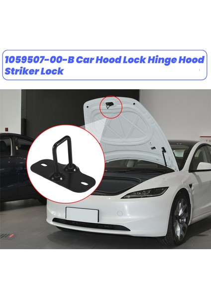 1059507-00-B Araba Hood Kilit Menteşe Hood Forvet Kilidi Tesla Model S 2016-2020 (Yurt Dışından) fırsatları